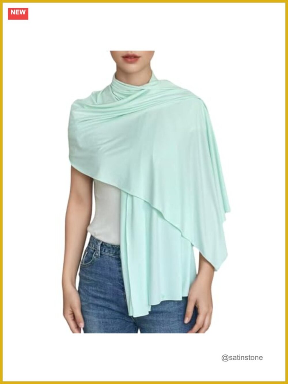 UPF 50+ UV Protection Beach Shawl for Women Travel Blanket with Snap Buttons